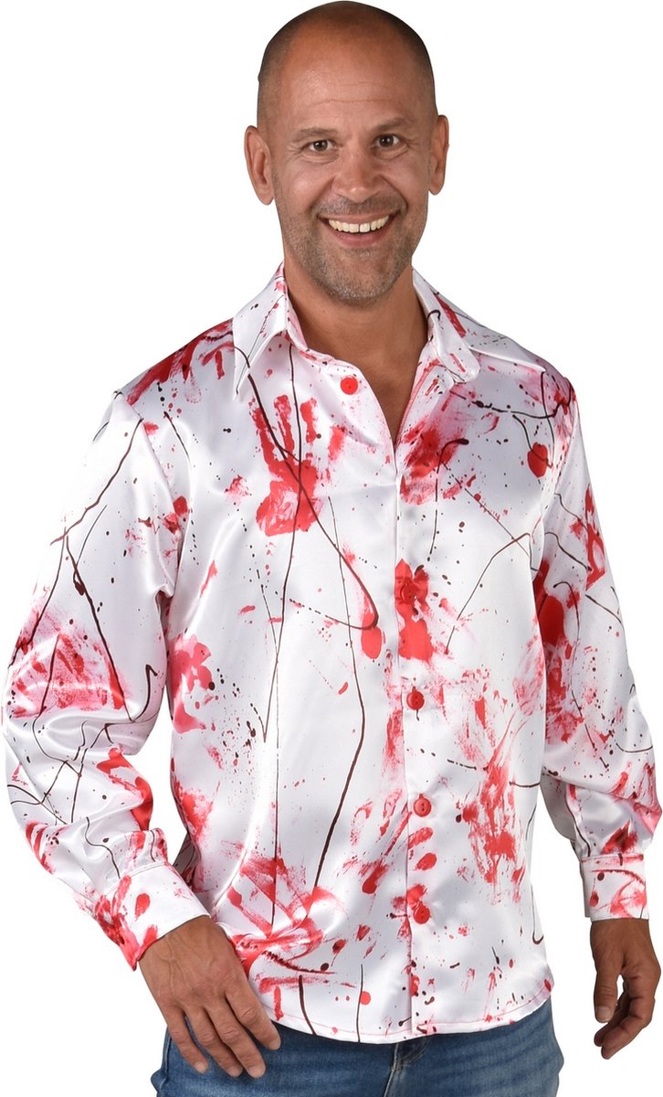 Bloed Aan Je Handen Overhemd Man